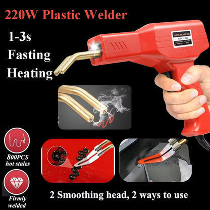 Welding Nail US/UK/AU/ EU Plastic Welding Hot Stapler Plastic Welding Machine Bumper Repair Tool 110V/220V